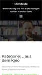 Mobile Screenshot of mehrtheater.de